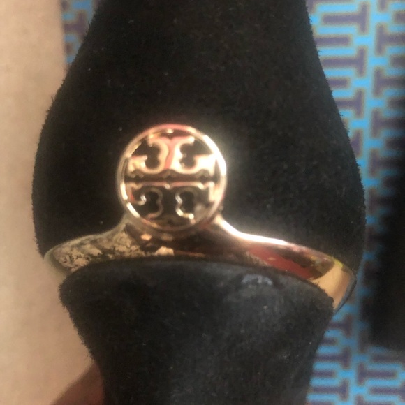 Tory Burch size 8 wedge black suede boot - Picture 5 of 6